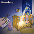 Baby Crib Mobile for Pack and Play, Crib Toys with Light and Music, Remote