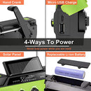 Emergency Crank Radio，4000mAh-Solar Hand Crank Portable AM/FM/NOAA
