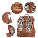 Backpack Purse Leather Fashion Travel Casual Detachable Shoulder Bag