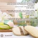 Premium Exfoliating Loofah Pad Body Scrubber, Made with Natural Egyptian Shower loofa