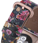 JSGJMY Leather Band Compatible with Apple Watch Women Men Strap for iWatch