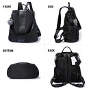 Backpack Purse Waterproof Nylon Anti-theft Rucksack Lightweight Shoulder Bag