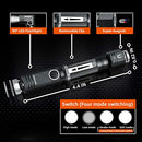 Flashlight, NICRON N7 600 Lumens Tactical Flashlight, 90 Degree Mini Flashlight