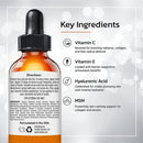 Vitamin C Serum for Face, Anti Aging Serum , Hydrating & Brightening Serum