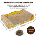 Cat Scratcher Cardboard Sofa Bed Couch, Large Size 20 inch Kitten Scratching Lounge