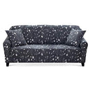 Sofa Cover Stretch Couch Cover Sofa Slipcovers for Couches and Loveseats with Two Free Pillow Cases (Moonlight Flower, Loveseat)