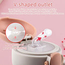 Baby Sippy Cup with Weighted Straw,Transition Bottle for 1 Year Old,Spill-Proof Toddlers Cup with Handle,Appropriate for Infant Older 6-12 Months,8oz(Apricot)