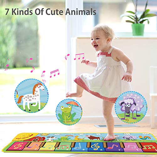 Joyjoz Baby Musical Mats with 25 Music Sounds, Musical Toys Child Floor Piano Key