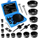 Hole Saw Set, 22PCS Hole Saw Kit with 13Pcs Saw Blades, General Purpose