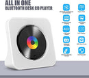 CD Player Portable Bluetooth Desktop CD Player for Home with Timer Built-in HiFi Speaker