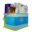 Johnson's Bath Gift Set for Parents-to-Be, Caddy with Baby Bath Time & Skin Care Essentials