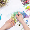 Glitter Gel Pens, 100 Color Glitter Pen Set for Making Cards