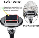 UMICKOO Solar Lights Outdoor, Auto Changing Solar Pathway Colorful Bright Glass