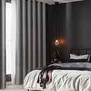 Blackout Window Curtains for Bedroom Living Room, Textured Faux Linen Curtains