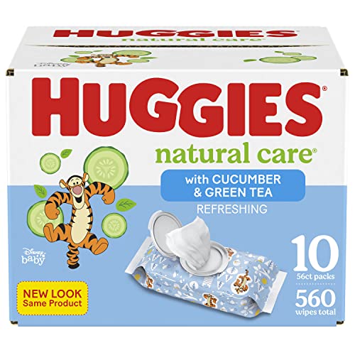 Huggies Natural Care Refreshing Baby Diaper Wipes, Hypoallergenic, Scented