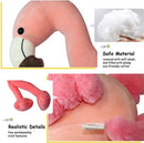 19inch Soft Plush Flamingo Stuffed Animal Toys, Pink Flamingo for Girls Kids Birthday Gifts