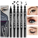 LemonSac 4 Pcs Double-sided Liquid Eyeliner Pencil Pen, with Eye Makeup Stamp