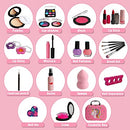Kids Makeup Kit for Girls, Real Makeup Set, Washable Makeup Kit Toys for Little Girls