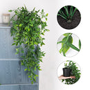 Artificial Hanging Plants Small Fake Potted Plants for Indoor Outdoor Shelf Decor