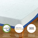 Olee Sleep Aquarius 10-Inch Memory Foam Mattress in Blue, Queen