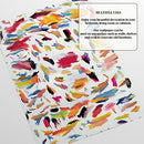 Colorful Brushstrokes Wallpaper. Ecological Paper (No Solvent). Easy to Apply/Remove
