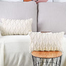 Set of 2 Soft Plush Short Wool Velvet Decorative Throw Pillow Covers