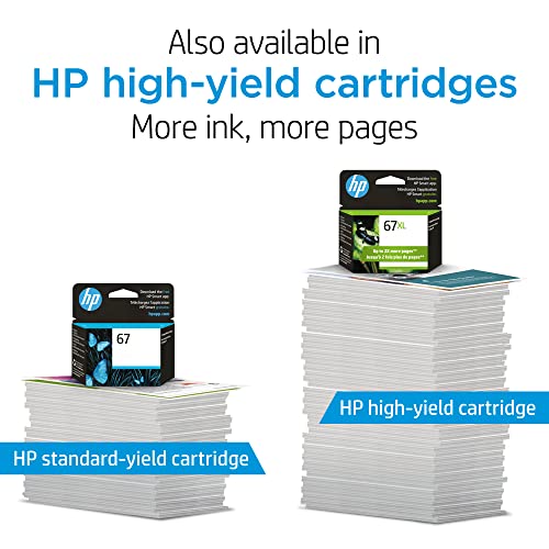Original HP 67 Black/Tri-color Ink Cartridges (2 Count - Pack of 1) | Works with HP DeskJet