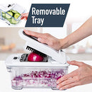 Vegetable Chopper, Mandoline Slicer & Cheese Grater | Multi Blade French Fry Cutter