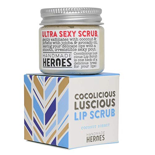 All Natural, Vegan Conditioning Coconut Lip Scrub - Gentle Exfoliation