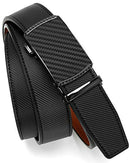 Ratchet Belt for men - Mens Belt Leather 1 3/8" for Casual Jeans - Micro Adjustable Belt