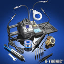 X-Tronic 3060-PRO • 75W Soldering Iron Station Kit • 5 Extra Tips • Mini Mag Lamp