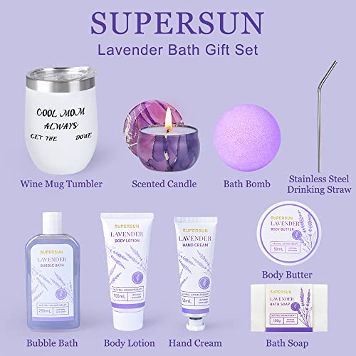 Mothers Day Gifts for Mom from Daughter Son, Relaxing Spa Gift Basket for Women