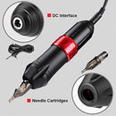 Solong Tattoo Kit Rotary Machine Pen 20pcs Needle Cartridges 8 Inks Digital Power