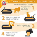ARM & HAMMER Clump & Seal Platinum Cat Litter, Multi-Cat, 40 lb