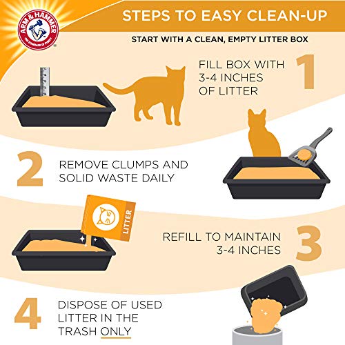 ARM & HAMMER Clump & Seal Platinum Cat Litter, Multi-Cat, 40 lb