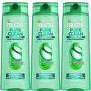Hair Care Fructis Pure Clean Shampoo, 12.5 Fl Oz, 3 Count, Packaging May Vary