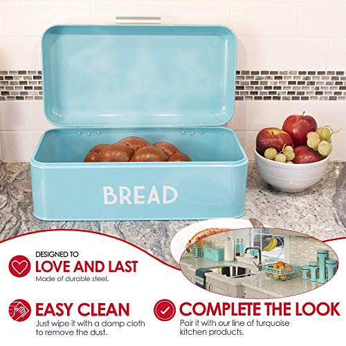 Grove Bread Box For Kitchen Counter Dry Food Storage Container