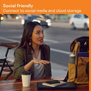 4TB Portable External Hard Drive with backup software and password protection