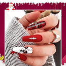 500PCS Half Cover False Nails Tips - Acrylic Nail Tips, 10 Sizes Lady French Style Acrylic