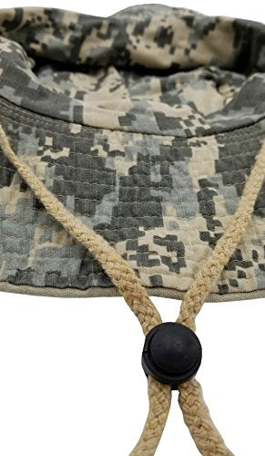 Outdoor Summer Boonie Hat for Hiking, Camping, Fishing, Operator Floppy Military Camo Sun Cap for Men or Women (Tan)