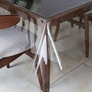 Clear Vinyl Tablecloth Protector Waterproof/Oil-Proof Rectangle Plastic Transparent