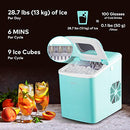 Ice Maker, NOVETE Portable Ice Maker Machine for Countertop