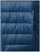 Boys' Lightweight Water-Resistant Packable Hooded Puffer Coat, Navy, X-Large
