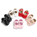 Infant Baby Girls Soft Sole Bowknot Princess Wedding Dress Mary Jane Flats