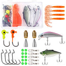 Telescopic Fishing Rod Reel Combos Full Kit, Spinning Fishing Gear Organizer