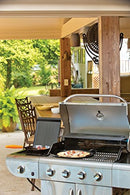 Pre-Seasoned Cast Iron Baking Pan with Loop Handles, 14", Black