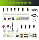 SolarFairy 100W Portable Foldable Solar Panel Charger Kit 18V DC Output for Portable