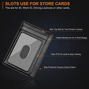 Slim Minimalist Front Pocket RFID Blocking Leather Wallets for Men Women