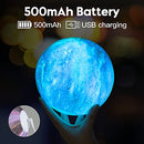 Moon Lamp Galaxy Lamp 5.9 inch 16 Colors LED 3D Moon Light Lava Lamp