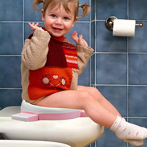 Portable Potty Seat for Kids Travel - Foldable Training Toilet Chair for Toddler